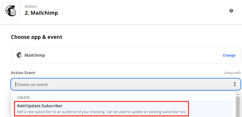 如上所述添加/更新订阅者。